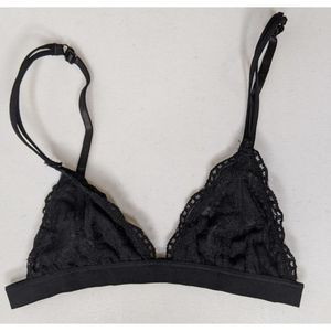Anemone Black Lace Bra S/M